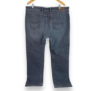 Gardeur Fair Trade Straight Leg Jeans Mens 42 x 33 Black Denim Cotton‎ Dark Wash